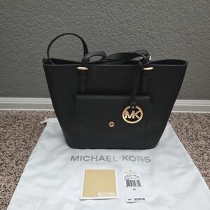Michael Kors Black Tote Bag
